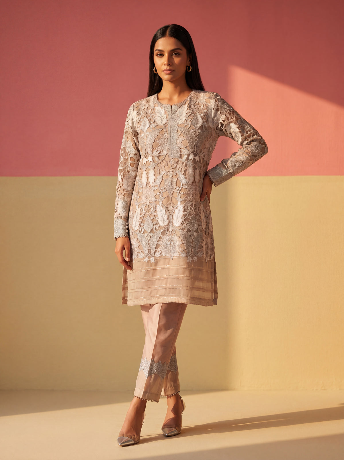 Soft Dune Lace Set