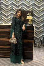 Green Sequence Kaftan