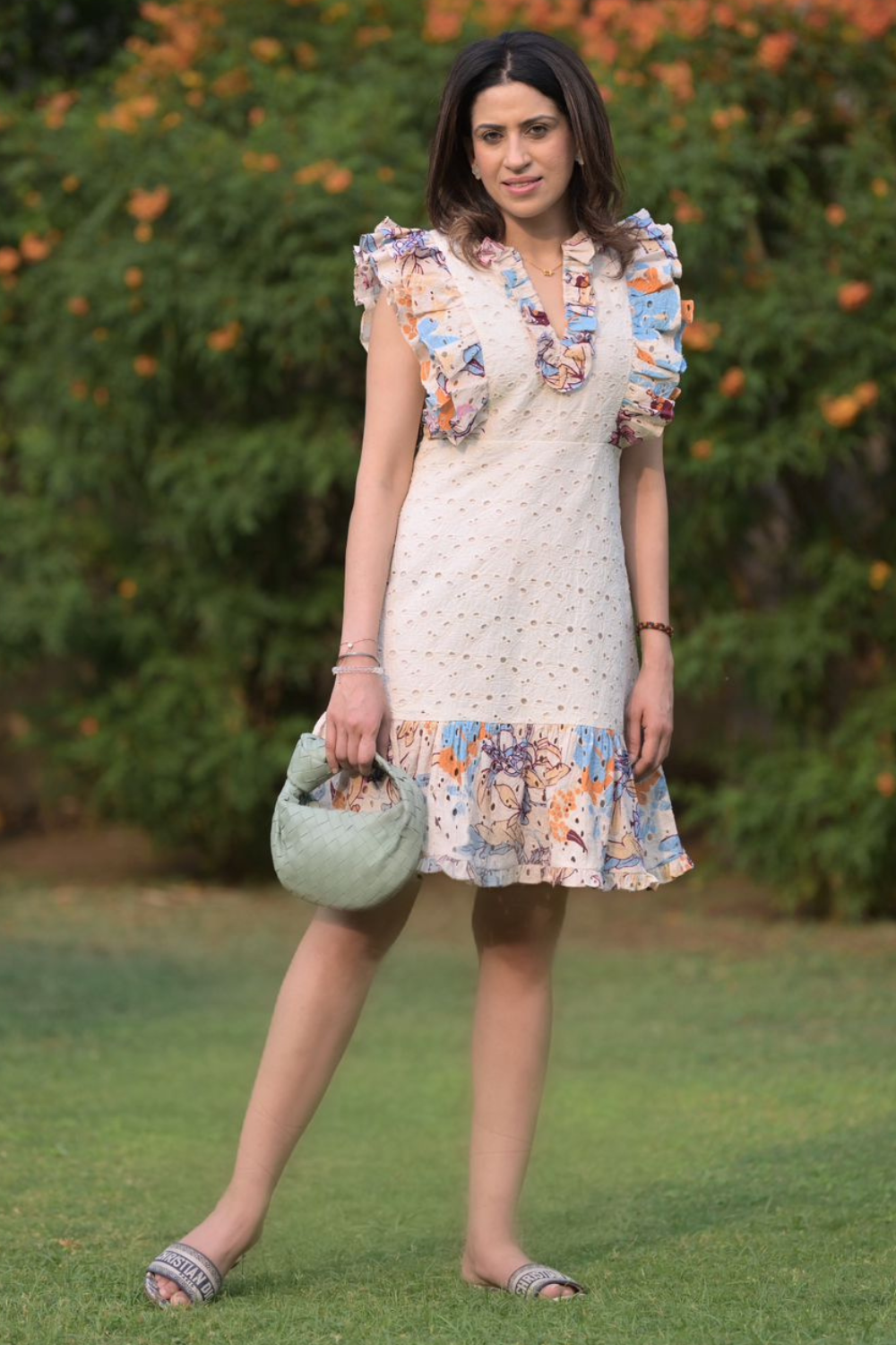 Dual Schiffli Dress