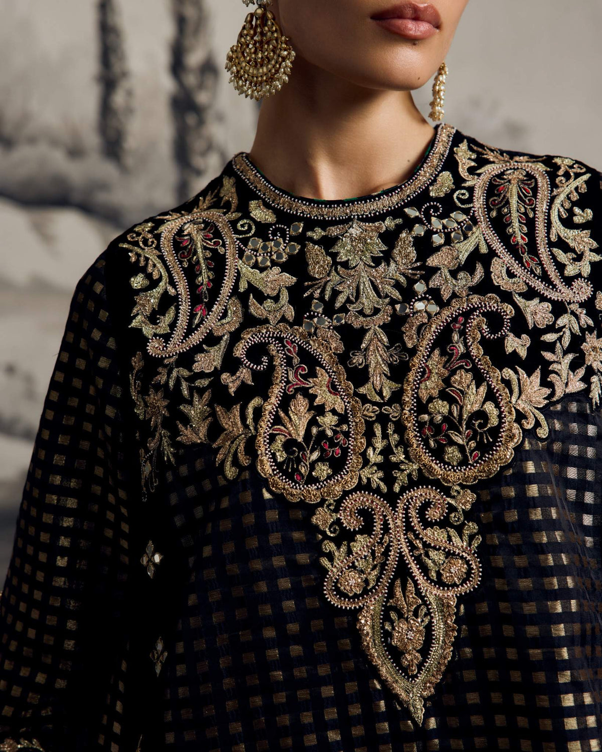 Noor Velvet Brocade Salwar Set