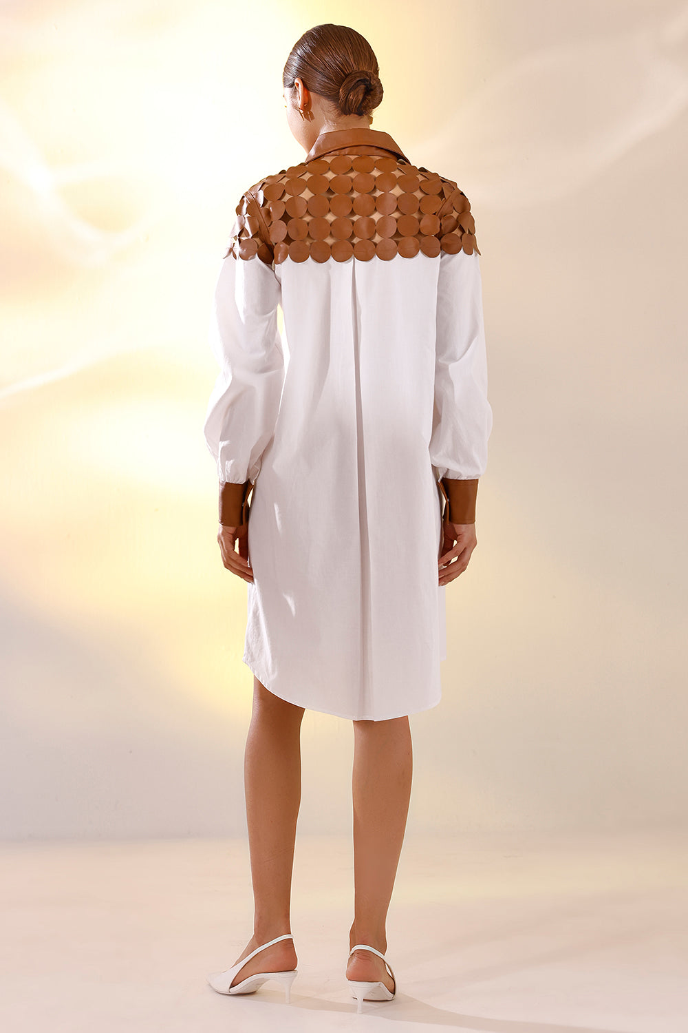 Glister cotton shirt dress