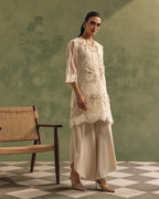 Ivory Thread Bloom Kurta Set