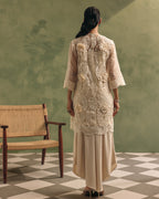 Ivory Thread Bloom Kurta Set