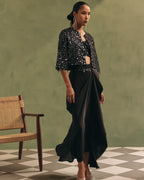 Noir Mirror Jacket Set