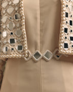 Ivory Radiance Jacket Jumpsuit Set