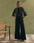 Noir Mirror Jacket Jumpsuit Set