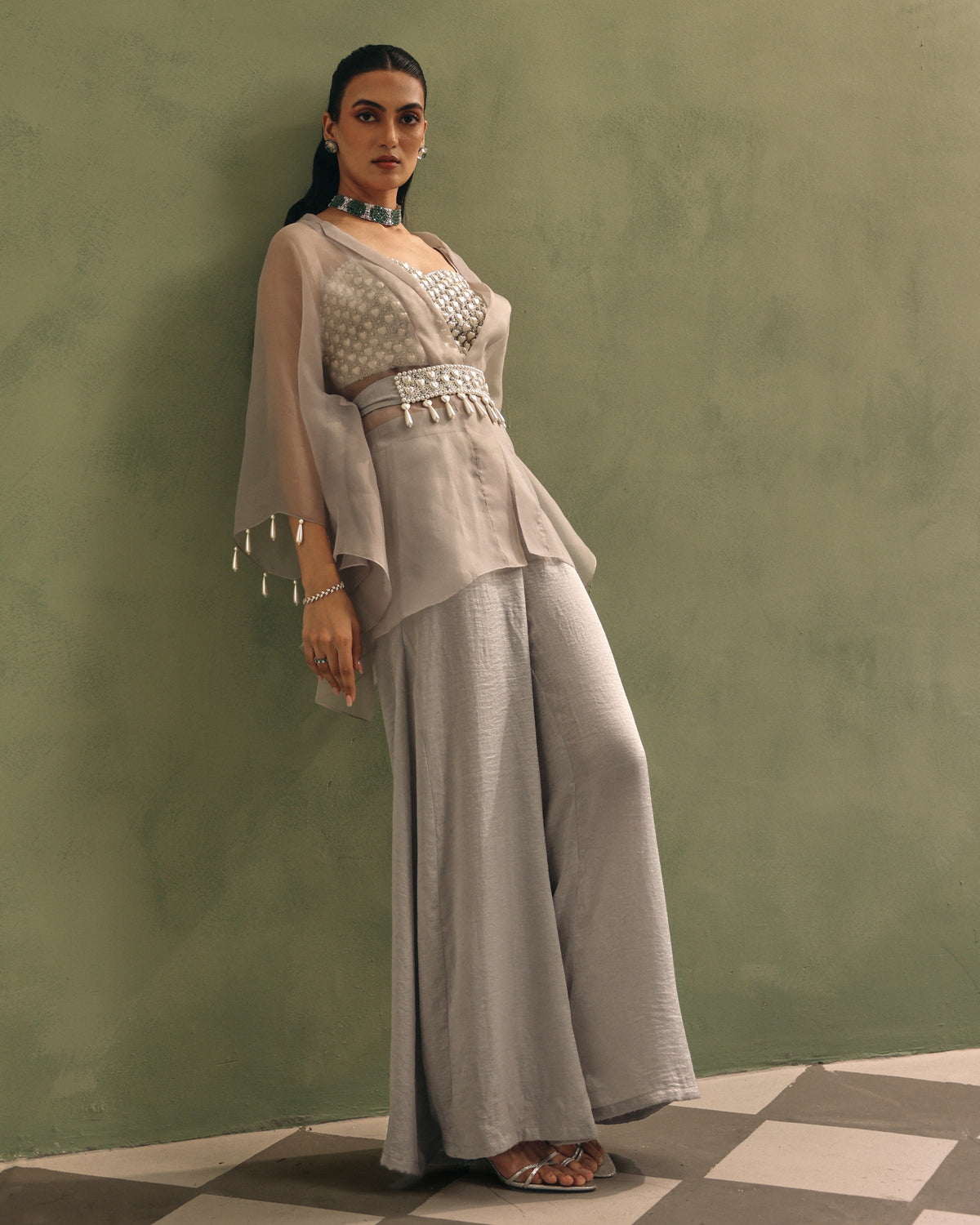 Grey Glow Pearl Overlay Set