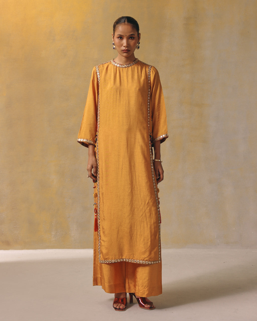 Sunlit Tassel Kurta Set