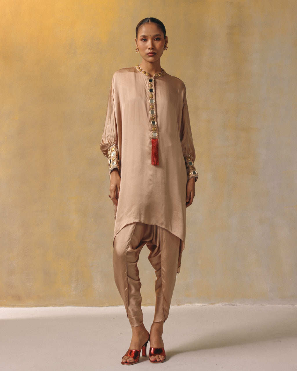 Sandstone Mirror Kurta Set