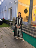 Ivory Noir Cape Set