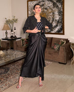Seher Singh in Noir Mirror Jacket Set