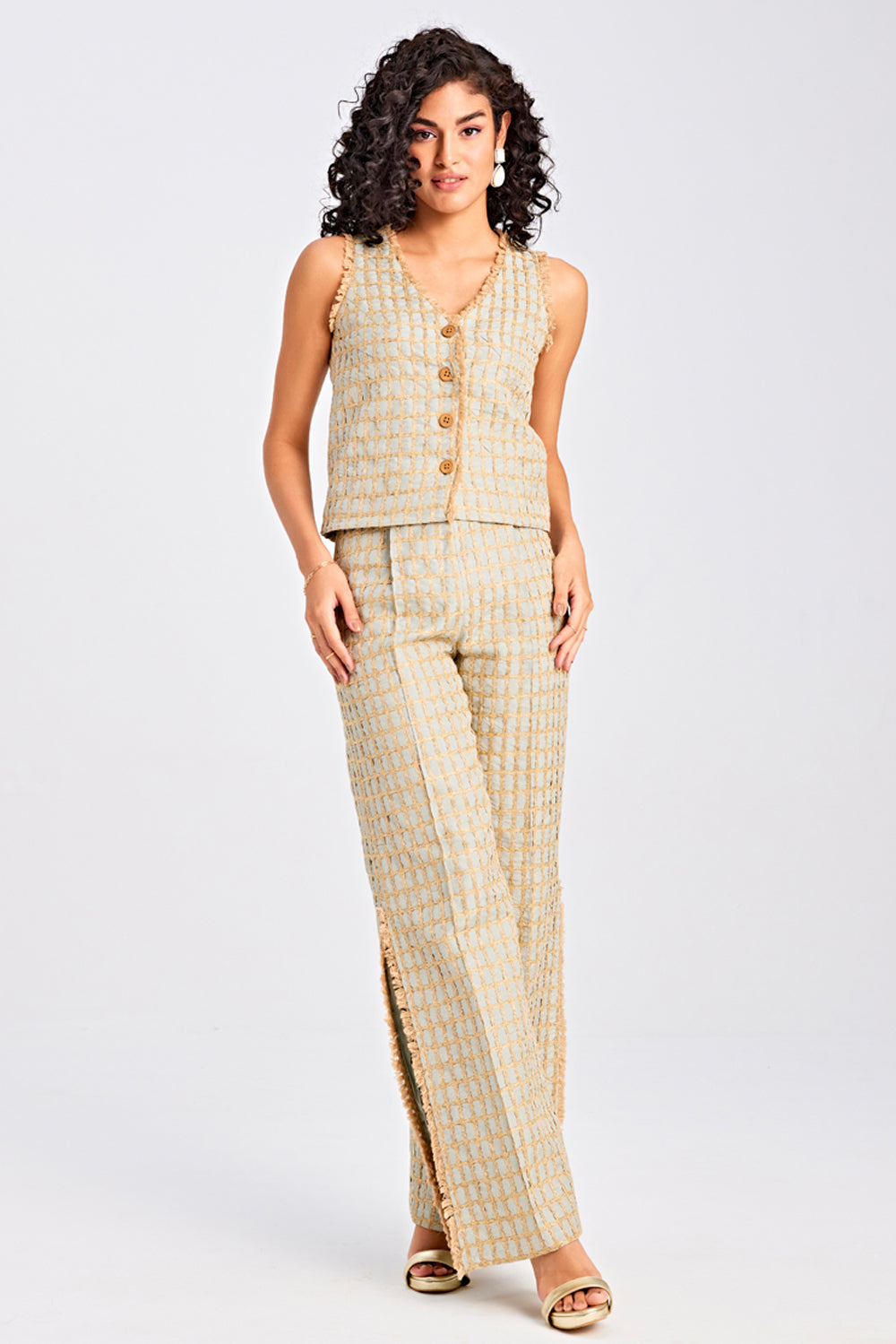 Handloom Delphine Co-ord Set