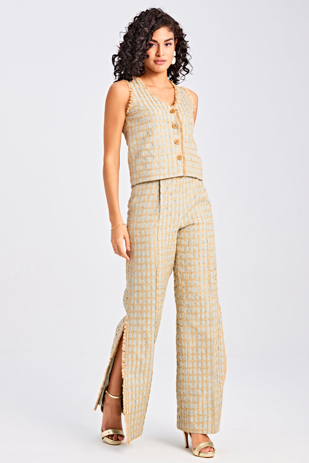 Handloom Delphine Co-ord Set