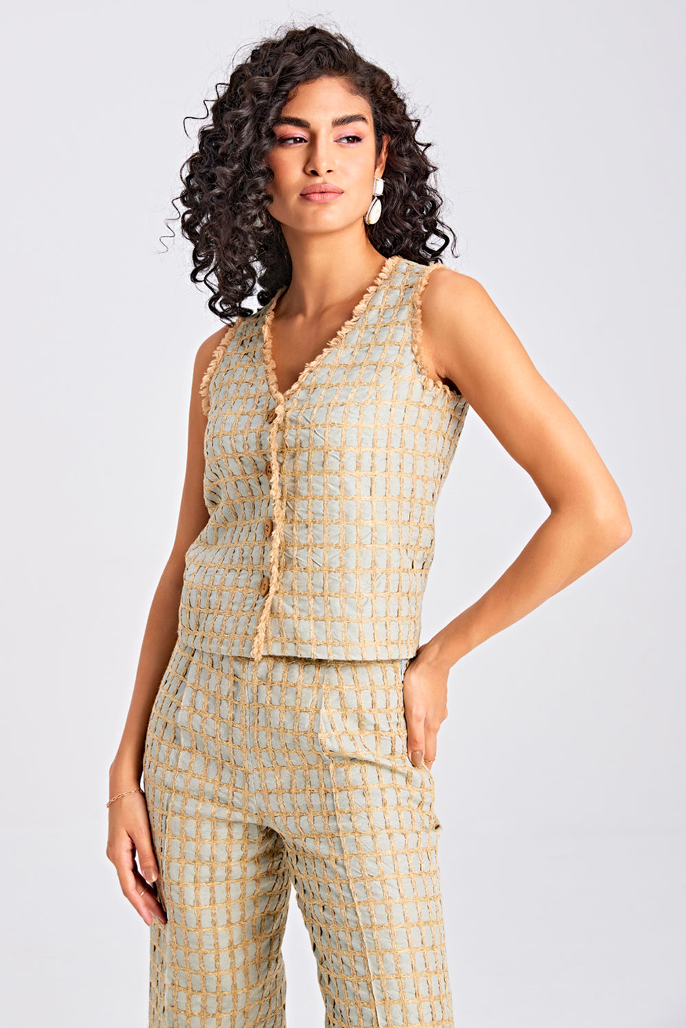 Handloom Delphine Co-ord Set