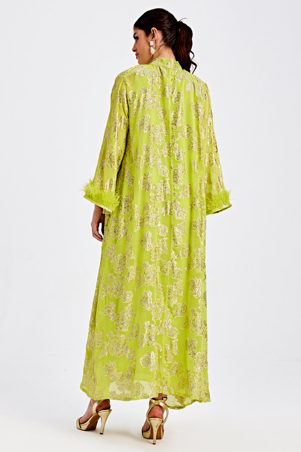 Lime Green Kaftan