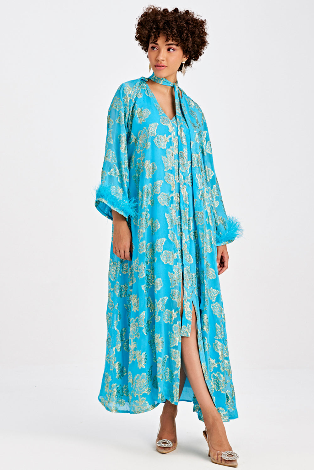 Arushi Mehra In Our Turquoise Kaftan