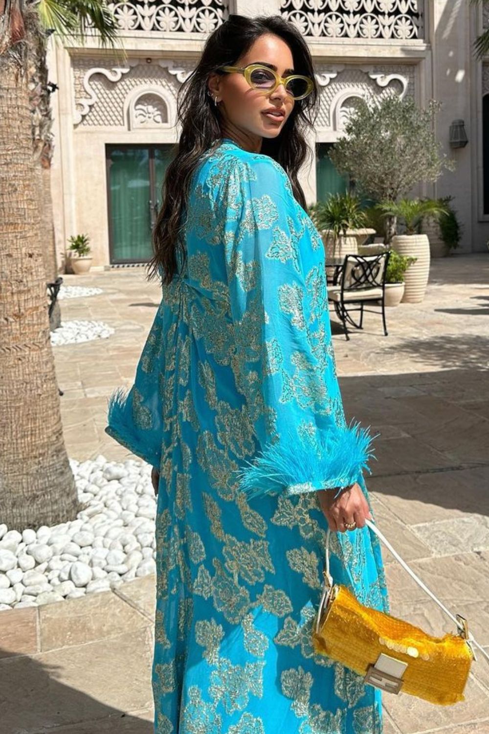 Arushi Mehra In Our Turquoise Kaftan