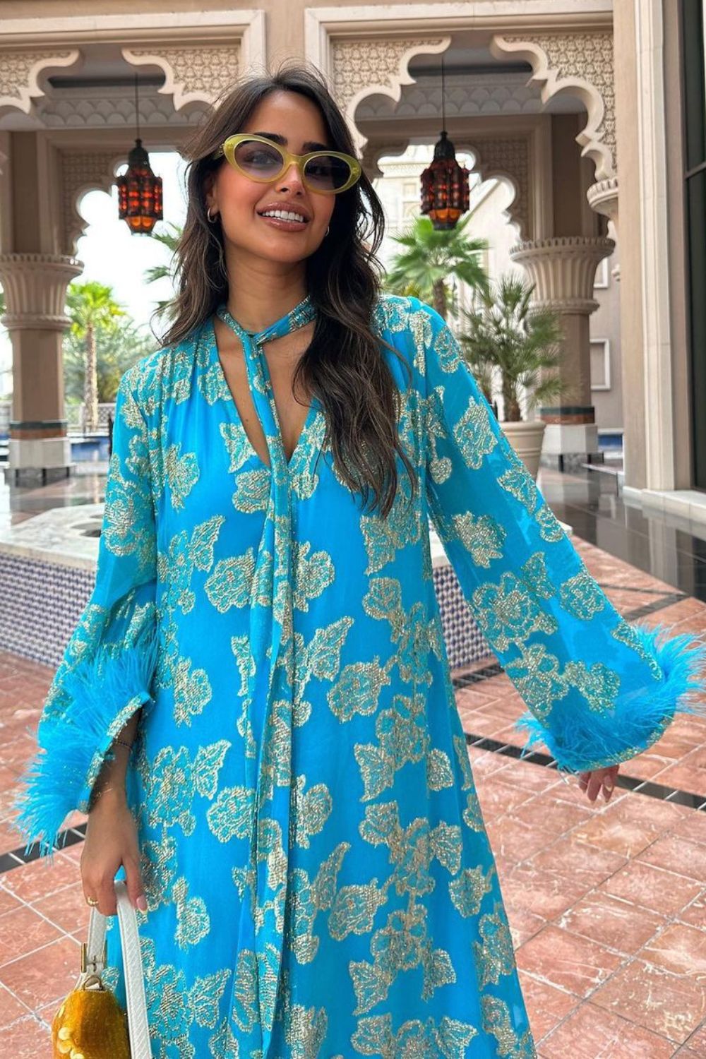 Arushi Mehra In Our Turquoise Kaftan