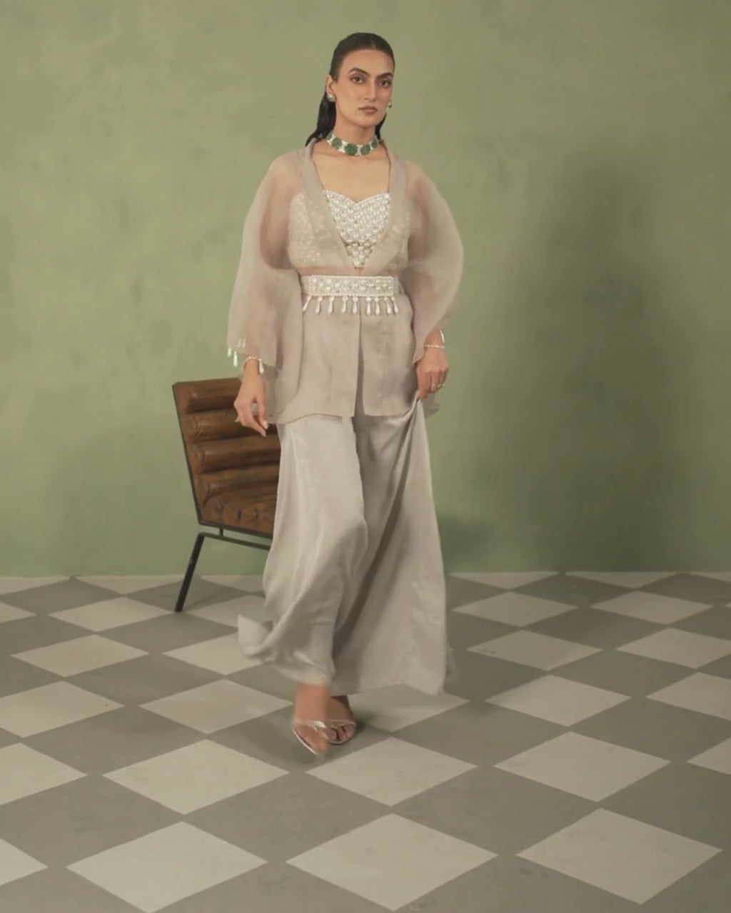 Grey Glow Pearl Overlay Set