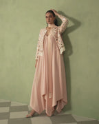 Blush Pink Mirror Jacket Set