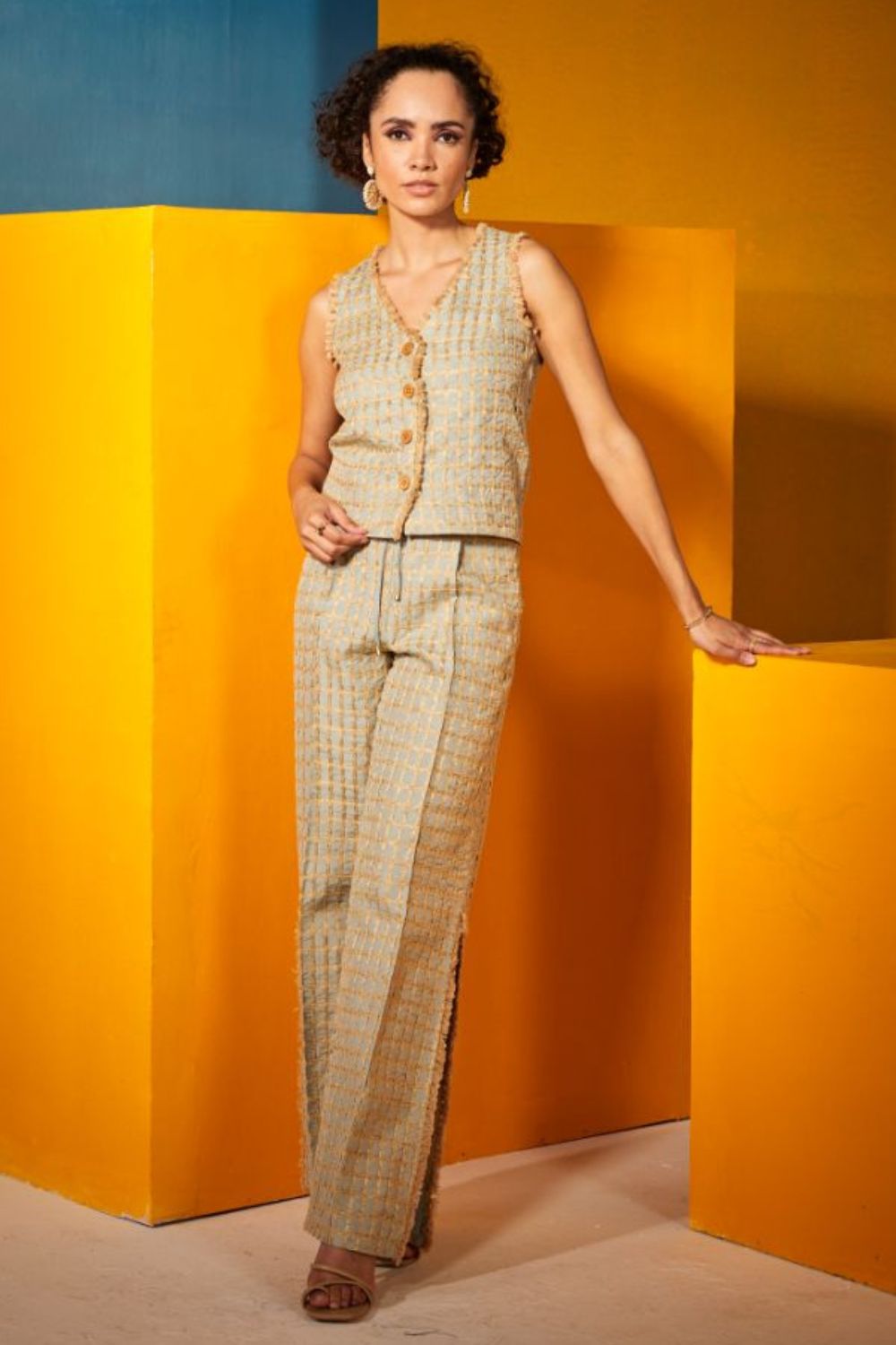 Handloom Delphine Co-ord Set
