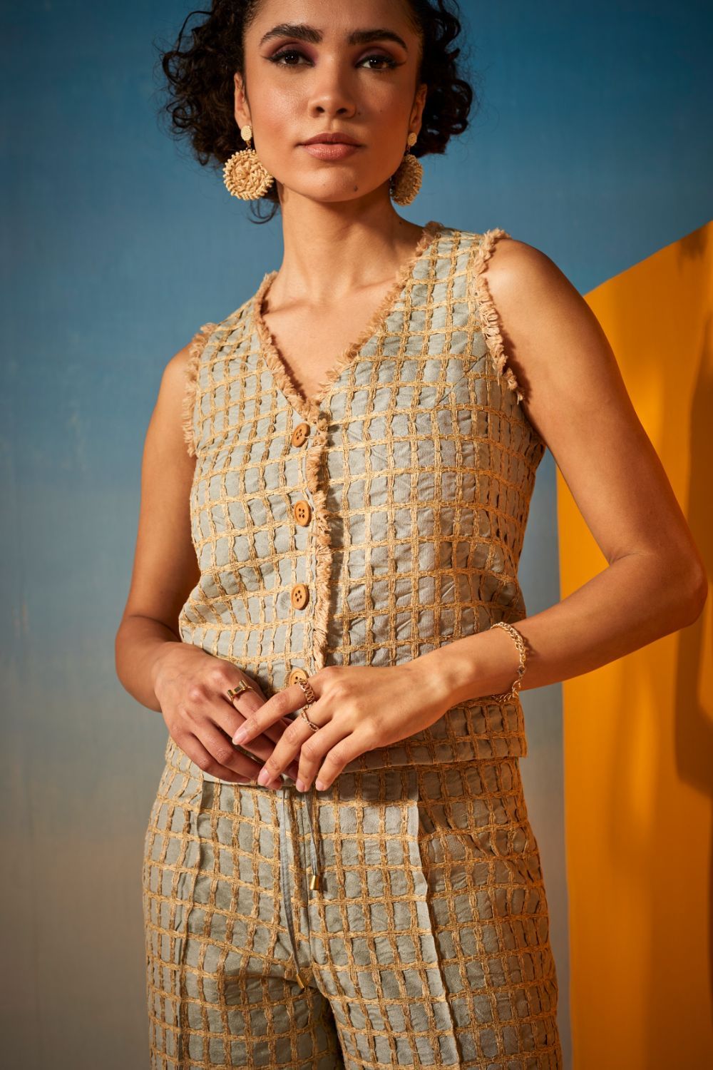 Handloom Delphine Co-ord Set